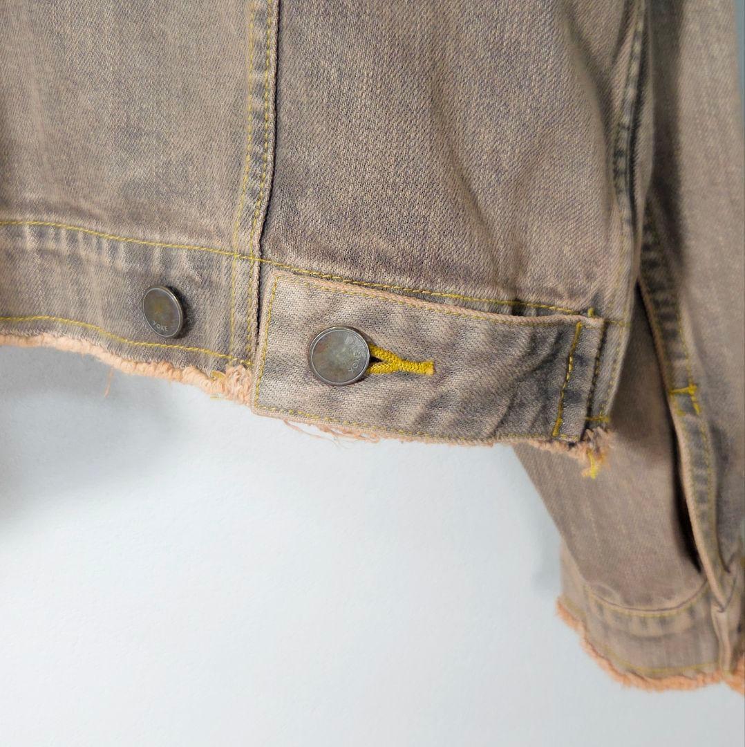 ジャケット・アウター YOKE 24SS CUT-OFF WIDE DENIM TRUCKER JKT