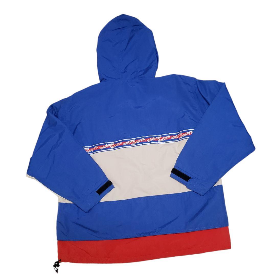 横浜マリノス　ハーフジップパーカー　ジャンパー　レア　ワッペンエンブレム刺繍