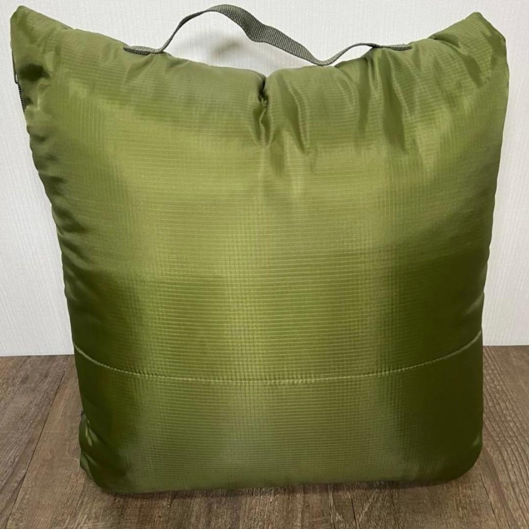 ＳＯＮＡＥＮＯ備えをライフスタイルに クッション型 多機能寝袋 オリーブグリーン