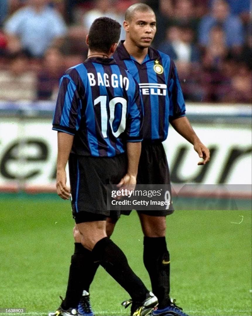 【新品/タグ付き】98/99 インテル・ミラノ ♯10 ロベルト・バッジョ【L】