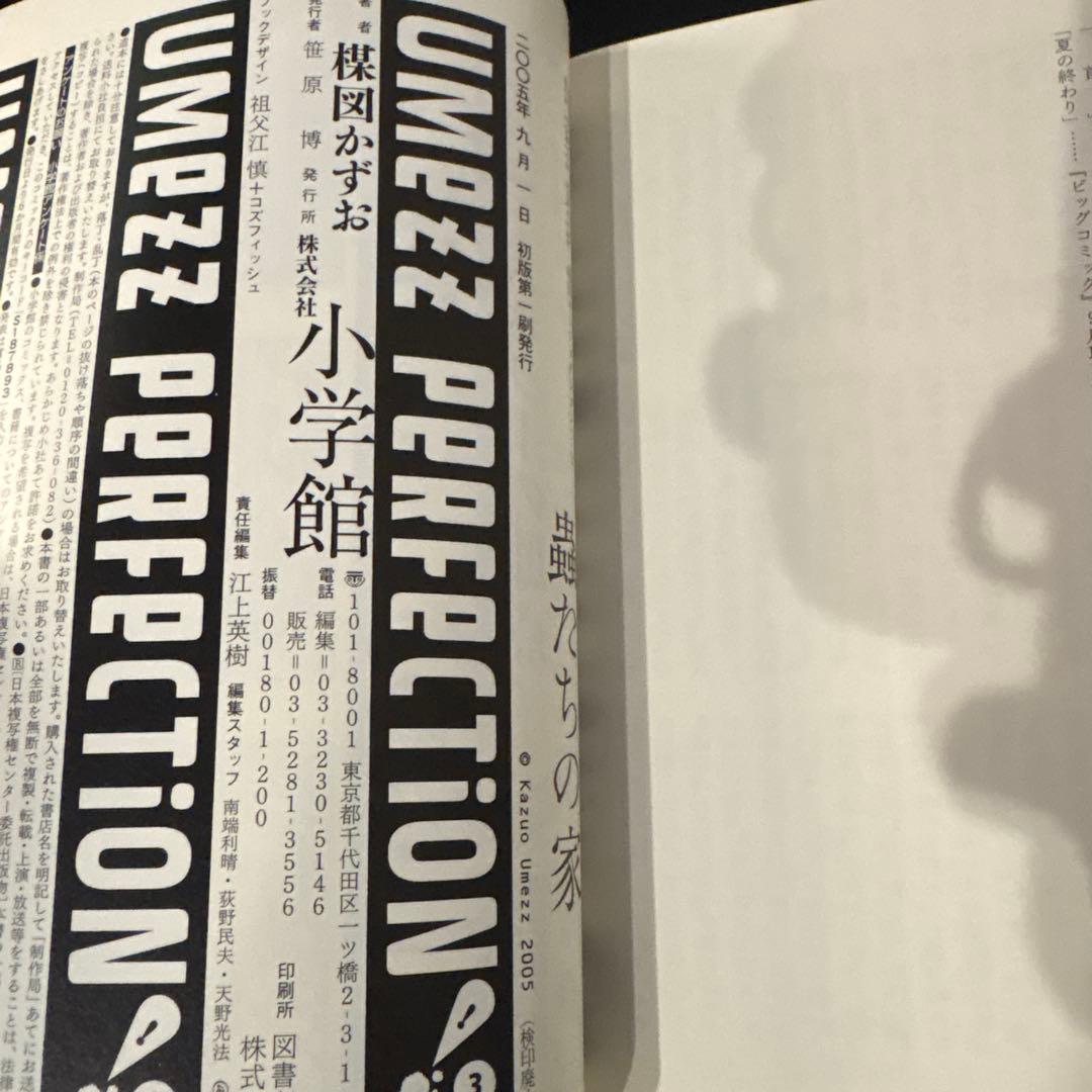 【初版・帯付】楳図かずお パーフェクション PERFECTION 4冊セット