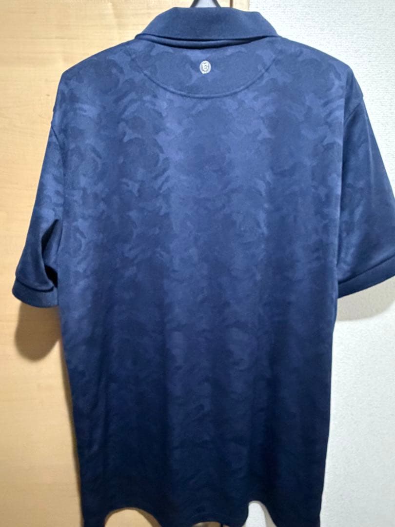 BRIEFING ブリーフィング ネイビー 迷彩柄 ポロシャツ　3XL