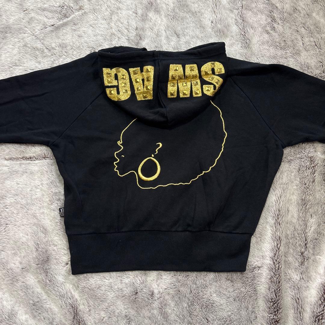 【レア！？】BABYSOOP 黒 スウェットパーカー＆パンツ 平成ギャル ダンス