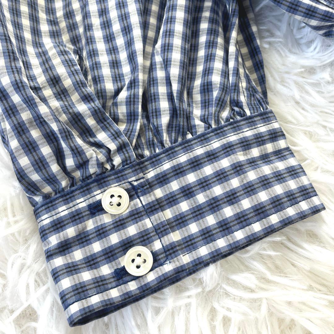【美品】ポロラルフローレン ギンガムチェック ラップワンピース 中村アン着用