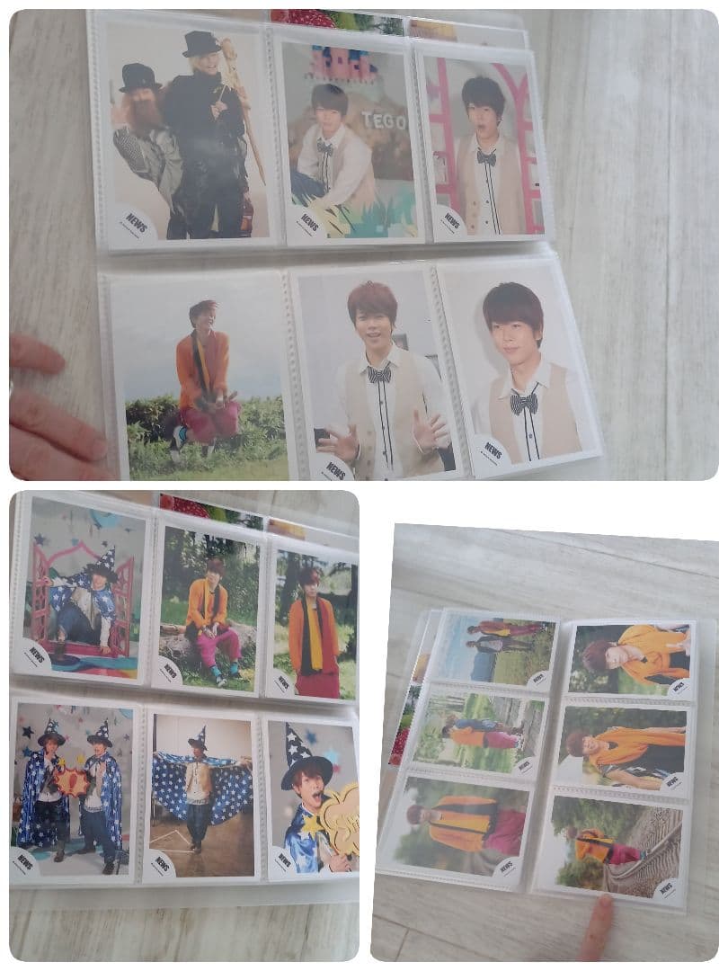 NEWSの大判DVDとペンライト8本セット、テゴマスセット