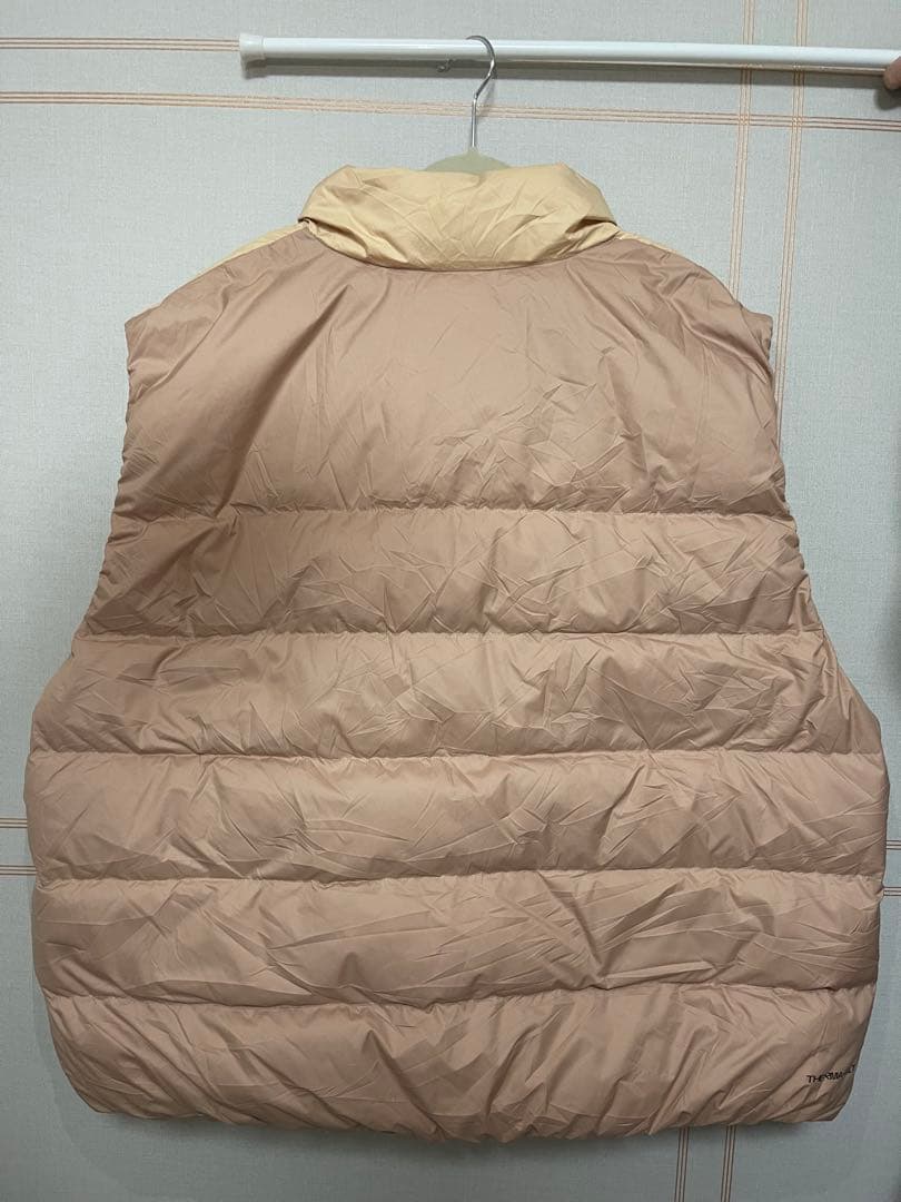 ゴルフ用　XXLサイズ　ナイキ　　ダウンベスト 　ベージュ