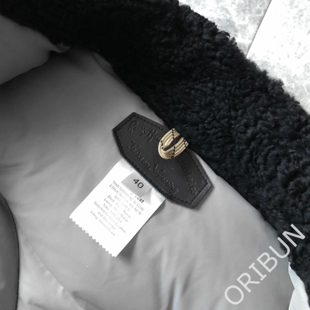 ROCKY MOUNTAIN Christy Vest 襟ムートン ダウンベスト