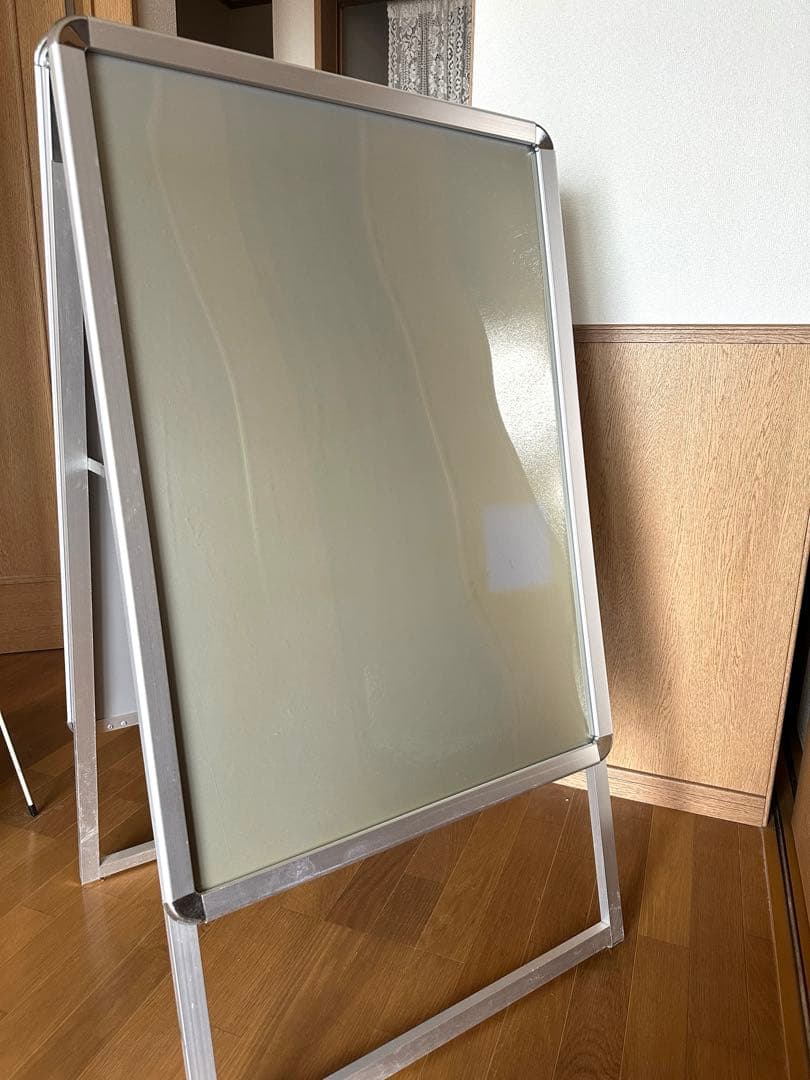 Ａ型看板 両面 A1サイズ アルミ製 PVC保護シート 雨避け付き