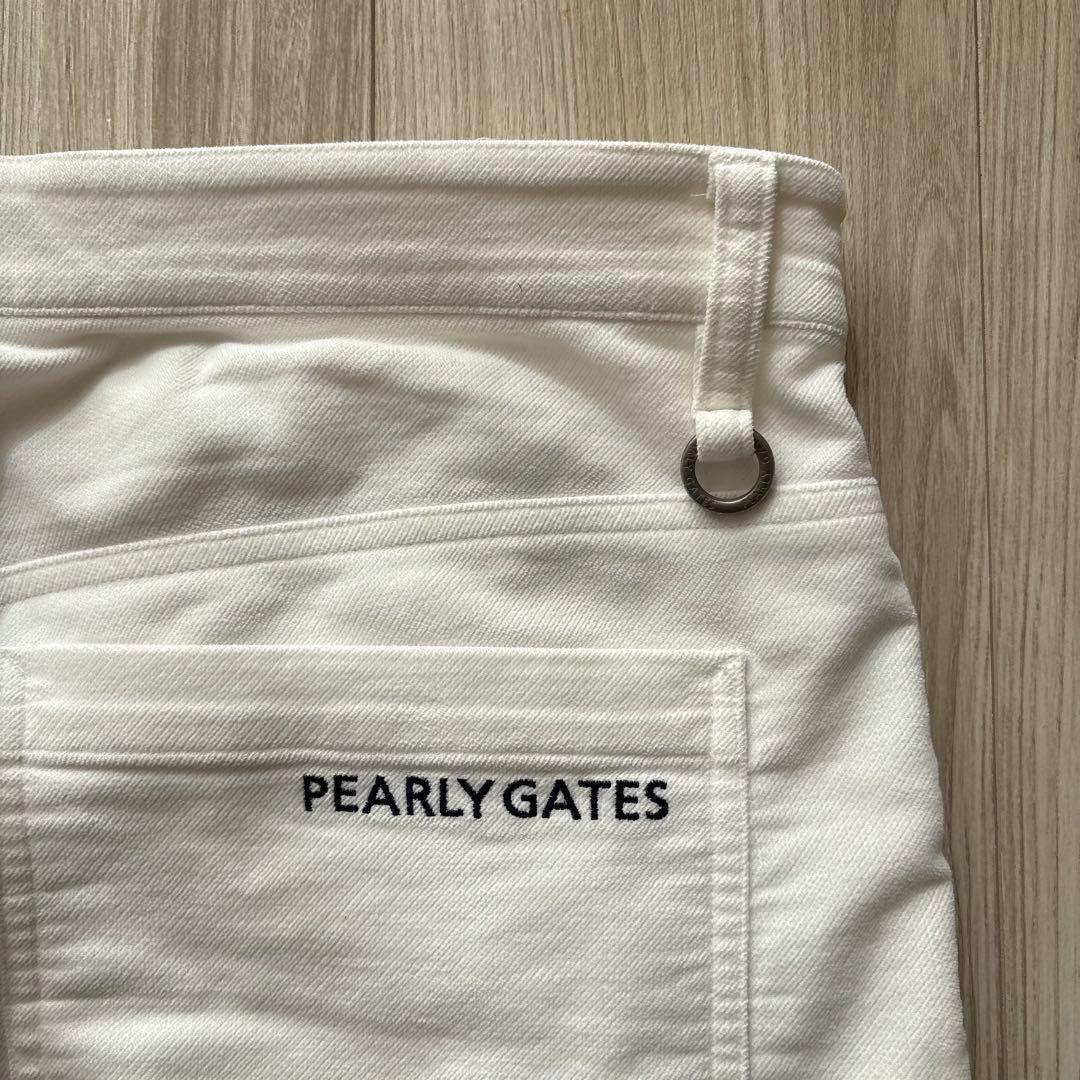 PEARLYGATES 2024 ゴルフ パンツ ホワイト 3L ストレッチ