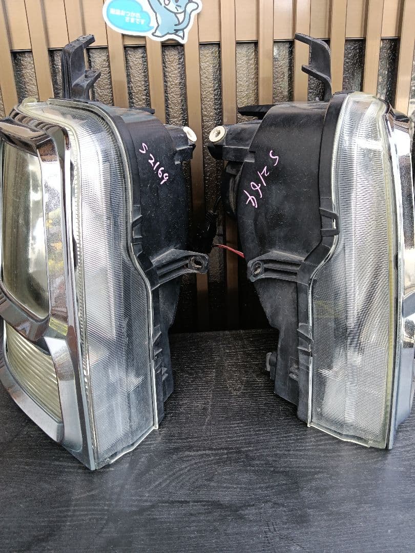 エブリィDA64 Vヘッドライト メッキカバー付