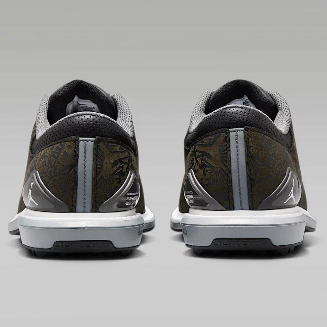 ナイキ ゴルフ 27 ジョーダン ゴルフ シューズ 靴 スパイク 総柄 黒