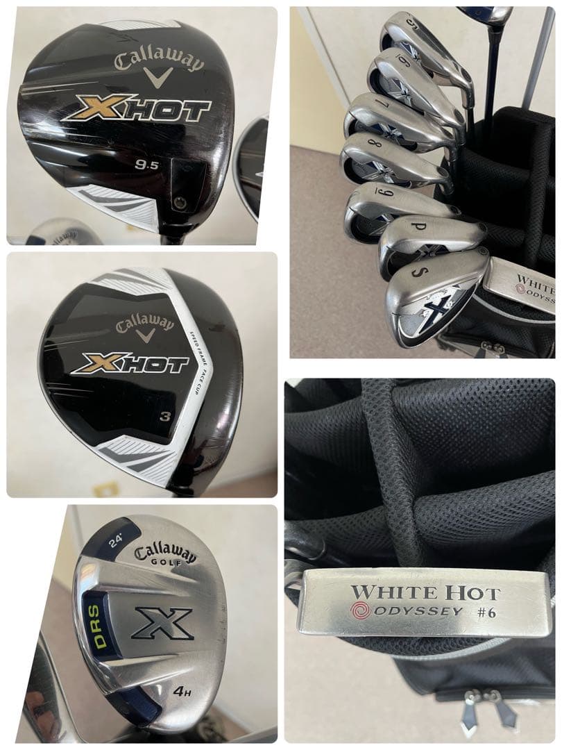 Callaway統一メンズゴルフクラブ11本セットキャディバッグ付