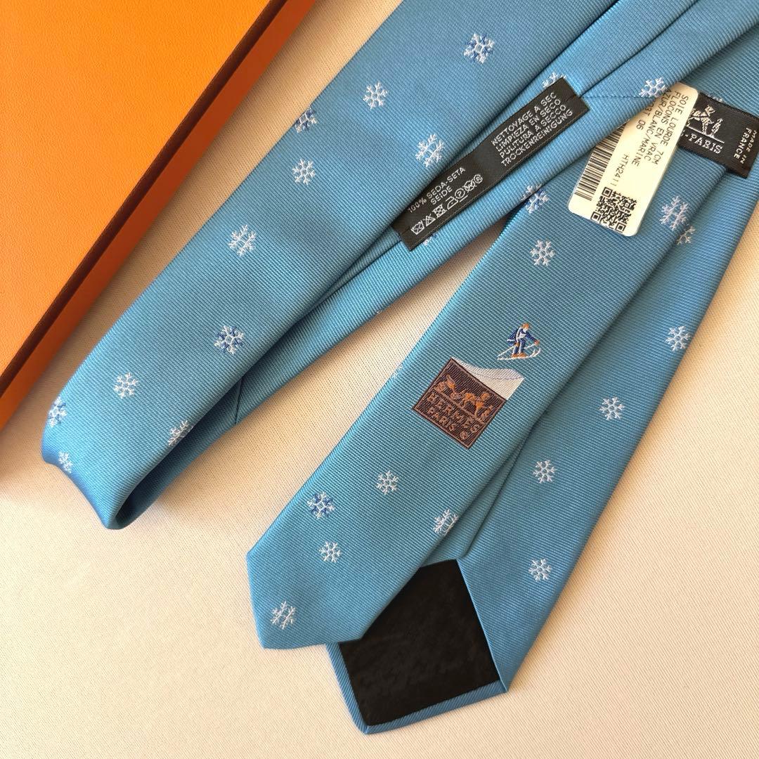 エルメス ネクタイ 《フロコン・アン・ヴラック》 新品 未使用