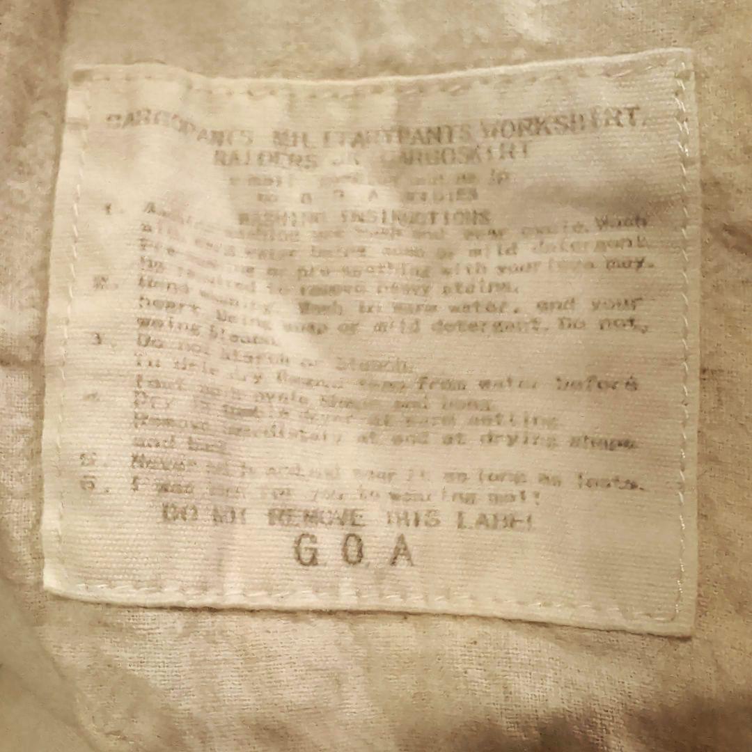 【archive】00's y2k goa カーゴパラシュートパンツ グランジ