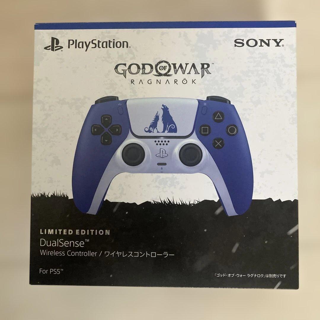PS5 DualSense ワイヤレスコントローラー ゴッド・オブ・ウォー ラ…