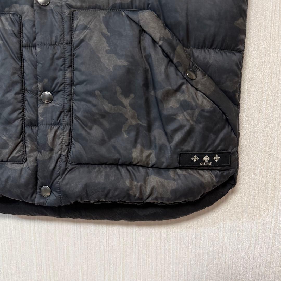 TATRAS tatras タトラス ダウンベスト カモフラMTA17A4462