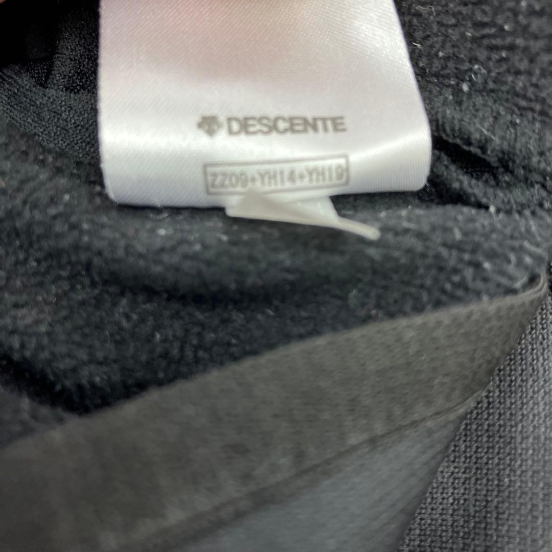 DESCENTE デサント ウォームアップウェア セットアップ 裏起毛 黒