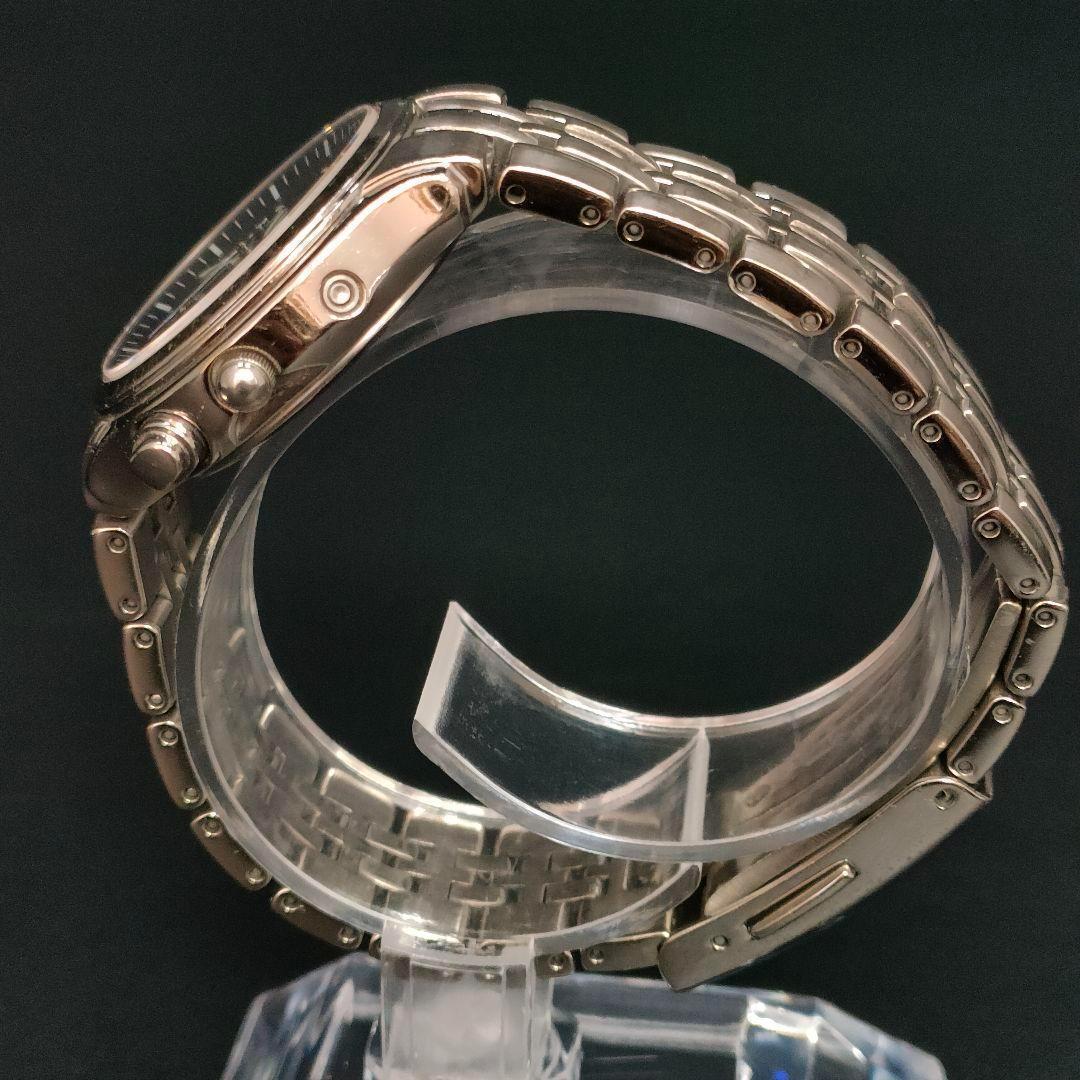 美品　CITIZEN　シチズン　アテッサ　ブラック　シルバー　ソーラー　腕時計