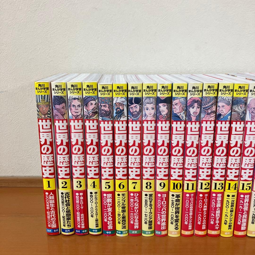 角川まんが学習シリーズ　世界の歴史　全巻セット