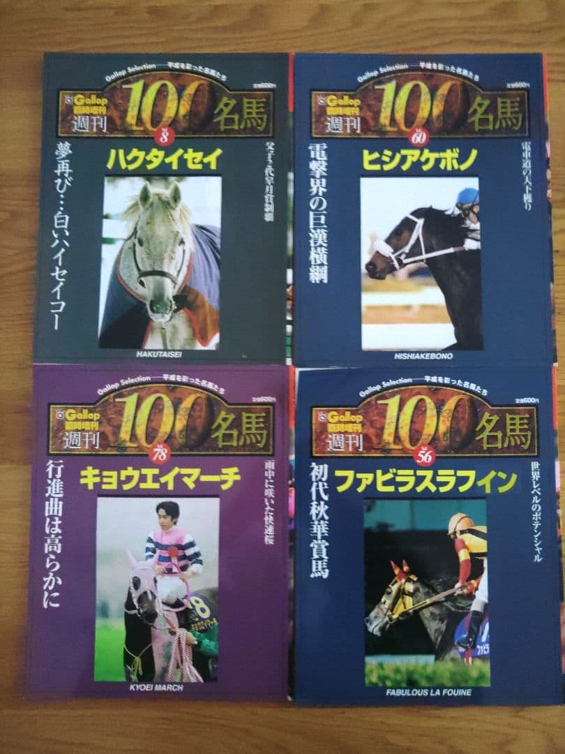 創刊 100名馬 Gallop 特別版