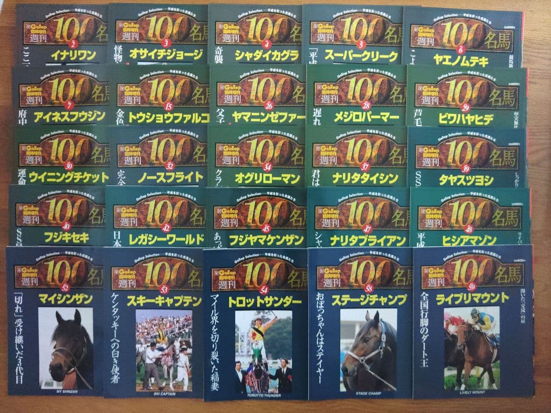 創刊 100名馬 Gallop 特別版