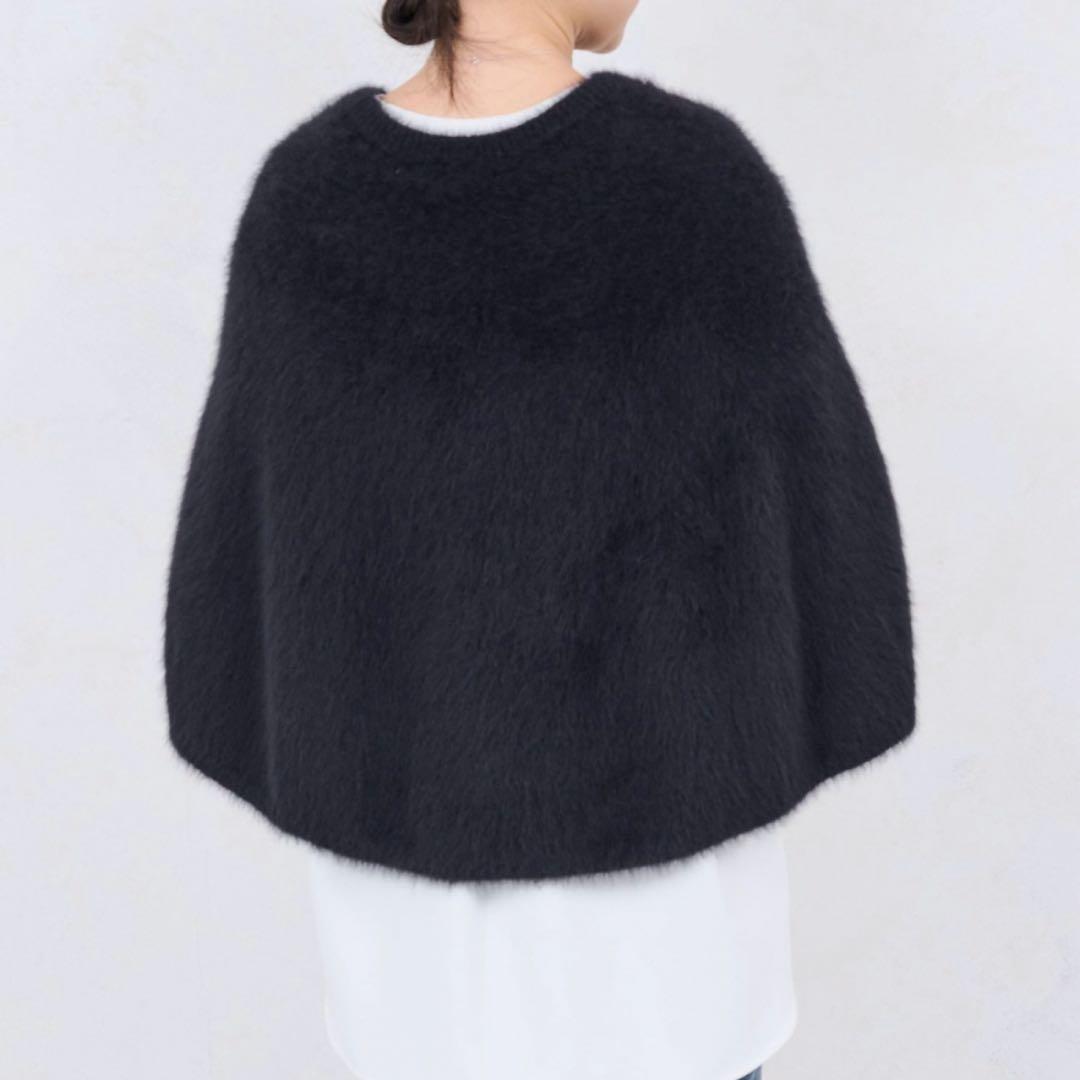 BEARDSLEY ポンチョ　黒