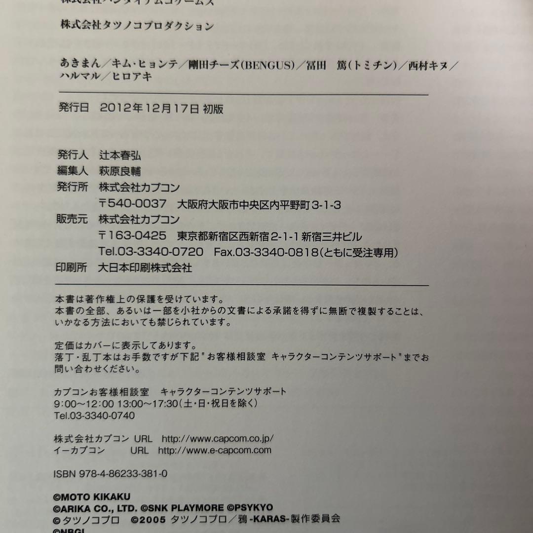 ストリートファイター　アートワークス極