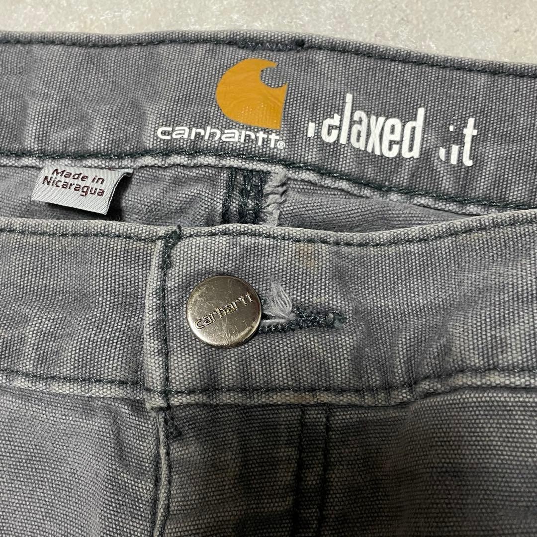 Carhartt カーハート ダブルニー ワークパンツ34×32 ダック古着