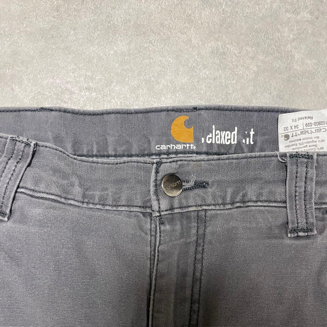 Carhartt カーハート ダブルニー ワークパンツ34×32 ダック古着