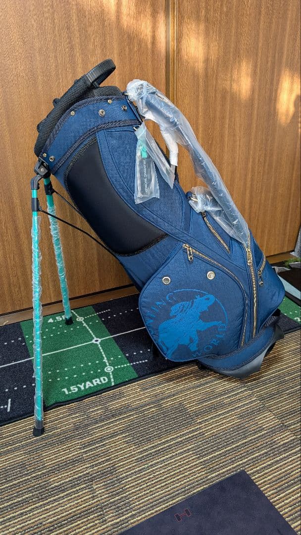【Pinaさん専用】HUNTING WORLD ゴルフキャディバッグ ネイビー