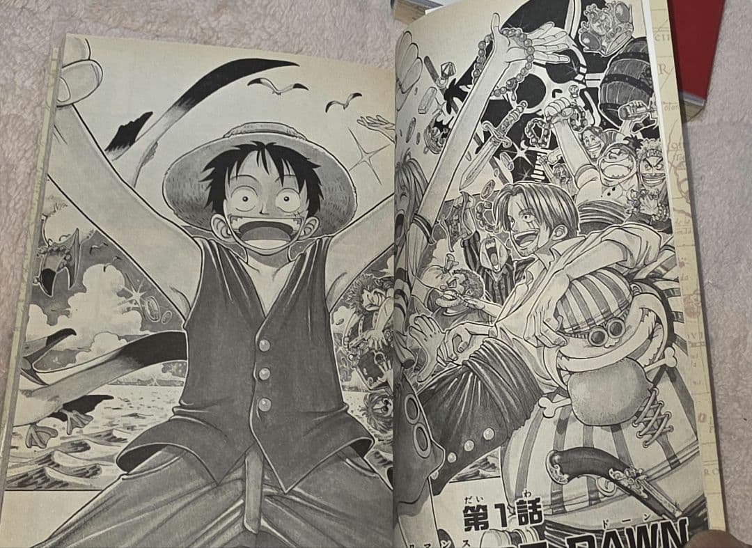 ONE PIECE　１巻　初版 　冊子付き　　WANTED!　 初版　　冊子付き