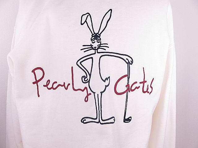 【値下げ】パーリーゲイツ　スウェットトレーナー　白　両面プリント　2/M