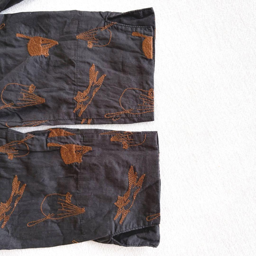 アデュートリステス LOISIR △∴+ 猫刺繍 ワンピース