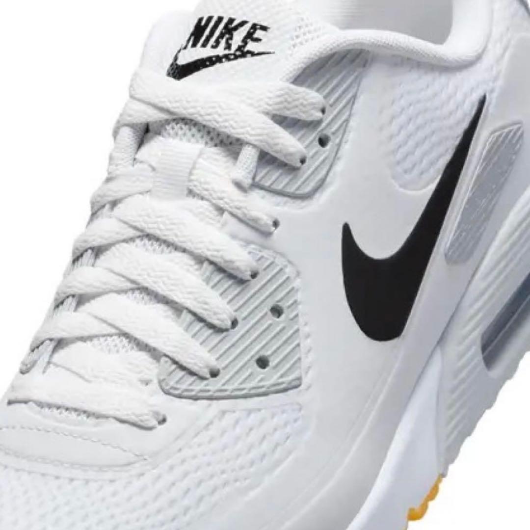新品 28.5cm ナイキ エアマックス 90 G ゴルフシューズ 白 黒タグ