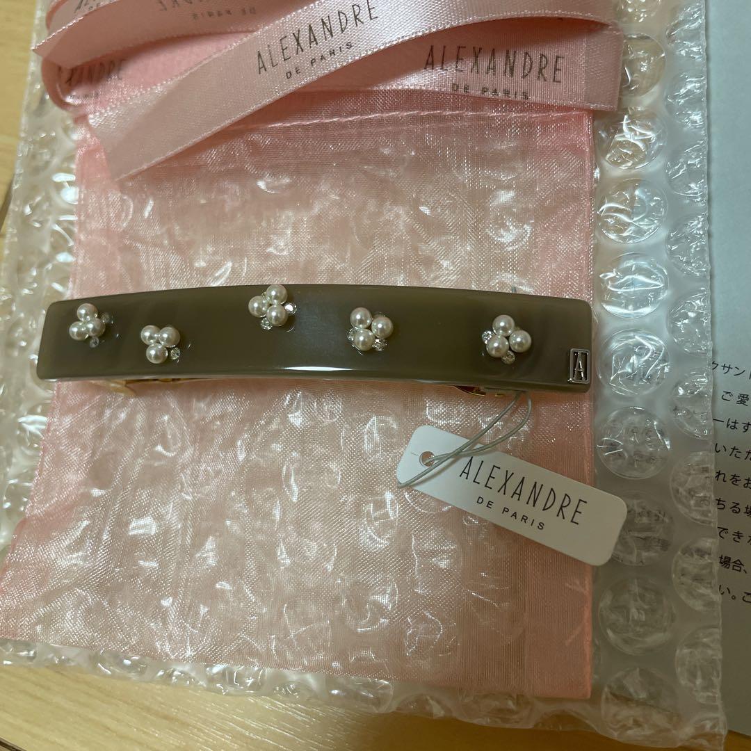 【新品未使用】アレクサンドルドゥパリ　バレッタ
