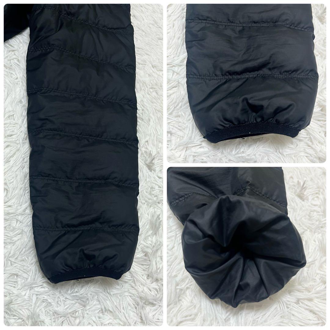 ナイキ ダウン ベンチコート リバーシブル 黒 洗える 大きいサイズ