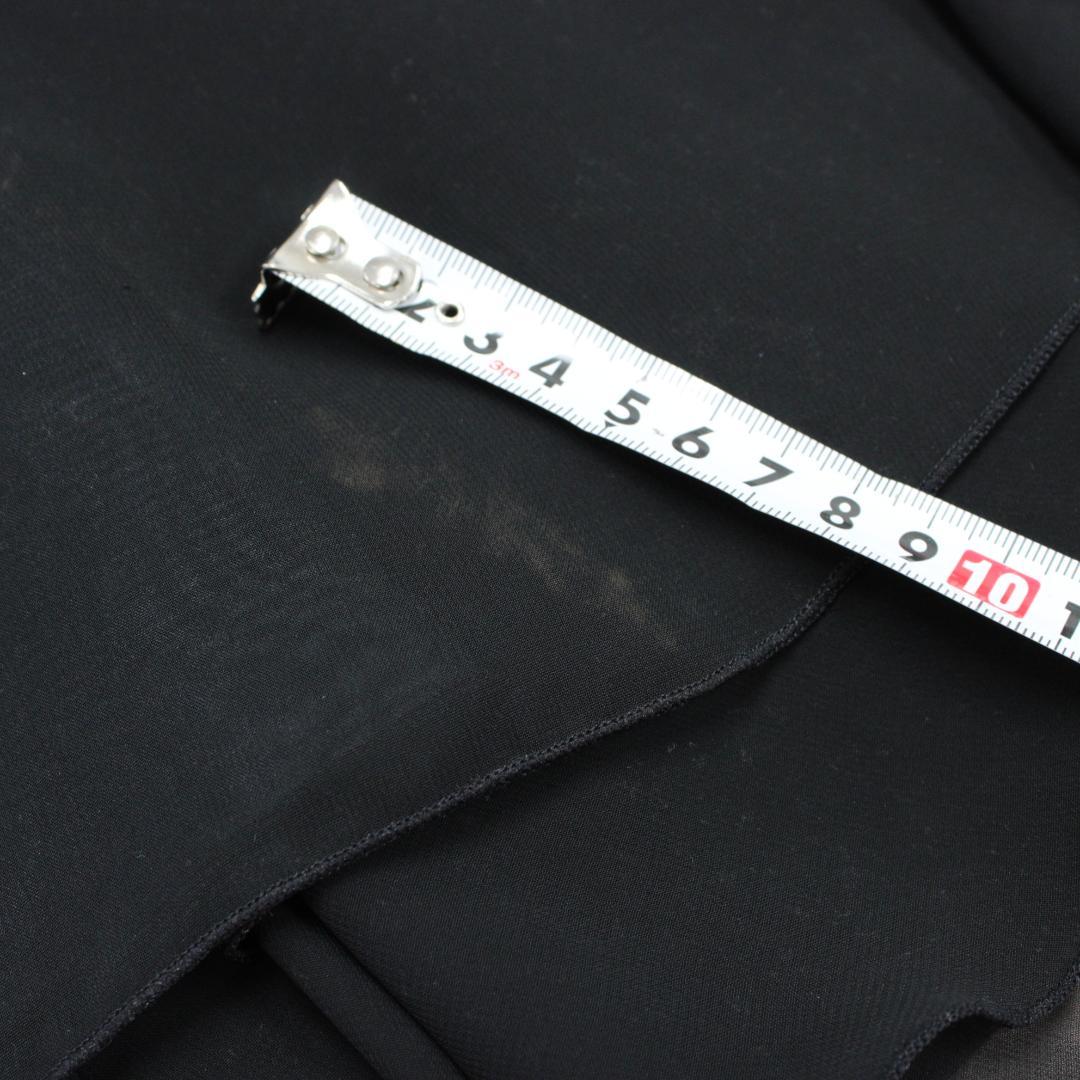 【日本製社交ダンス衣装】ワンピース ドレス Sanline 黒 無地 シンプル