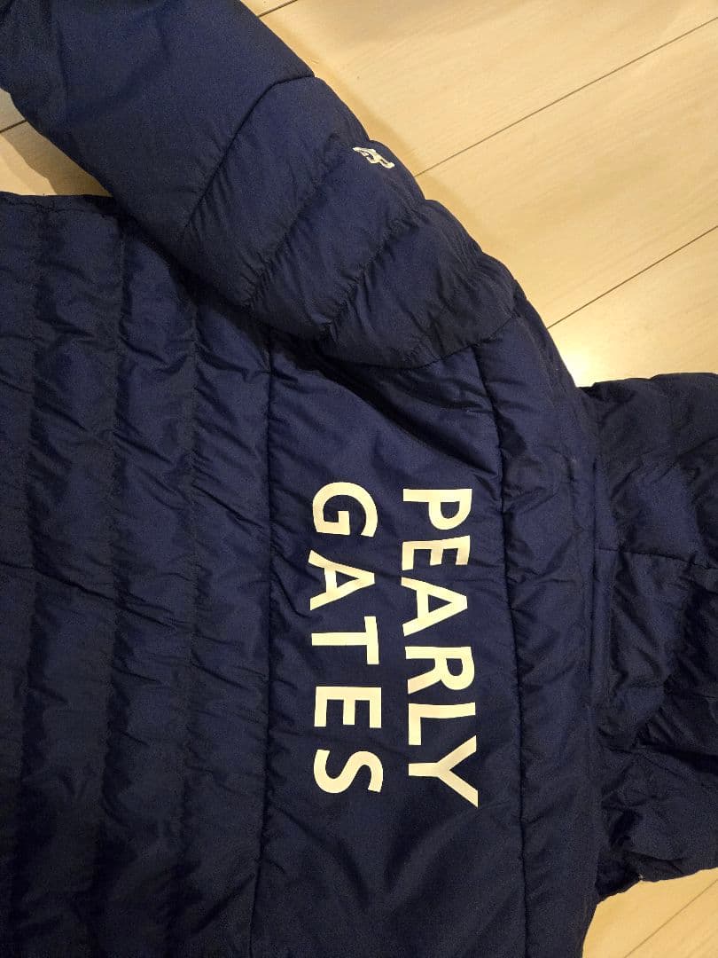 ま*6様 PEARLY GATES ネイビー 中綿ジャケットサイズ4