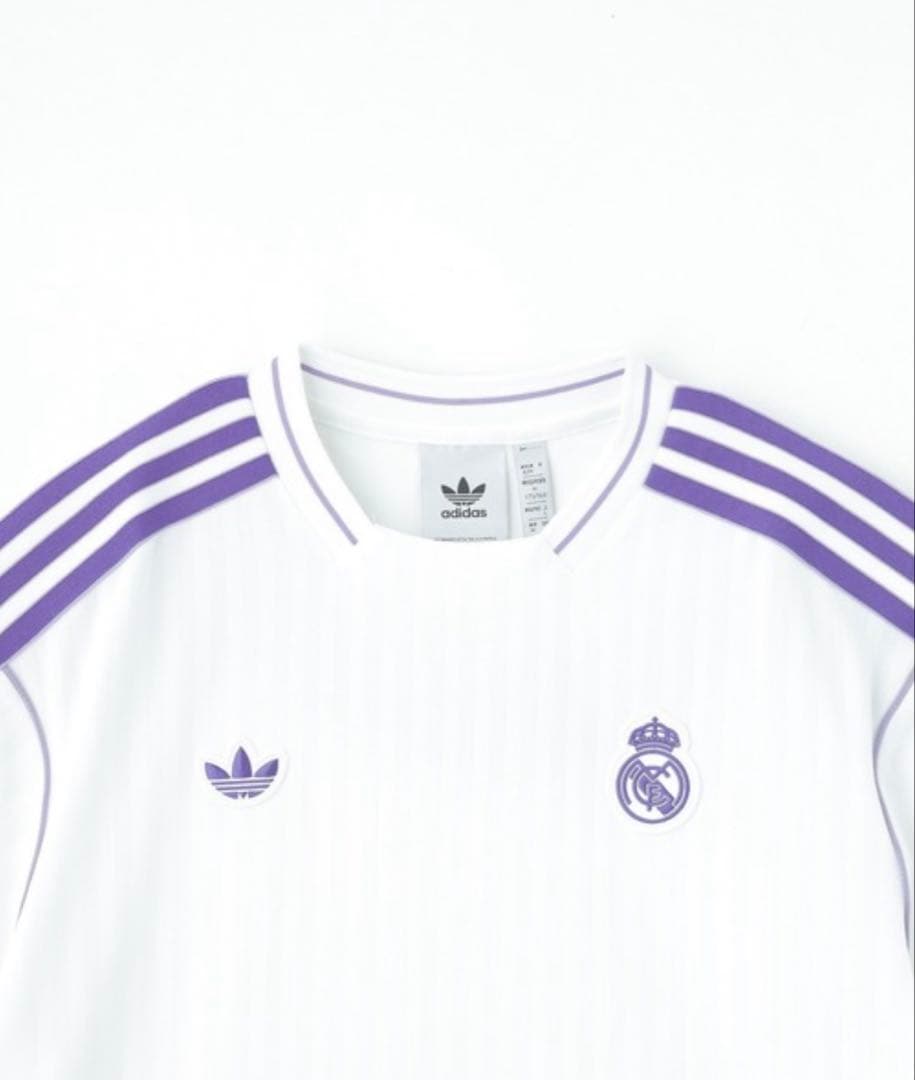 adidas レアル・マドリード ホワイトシャツ L