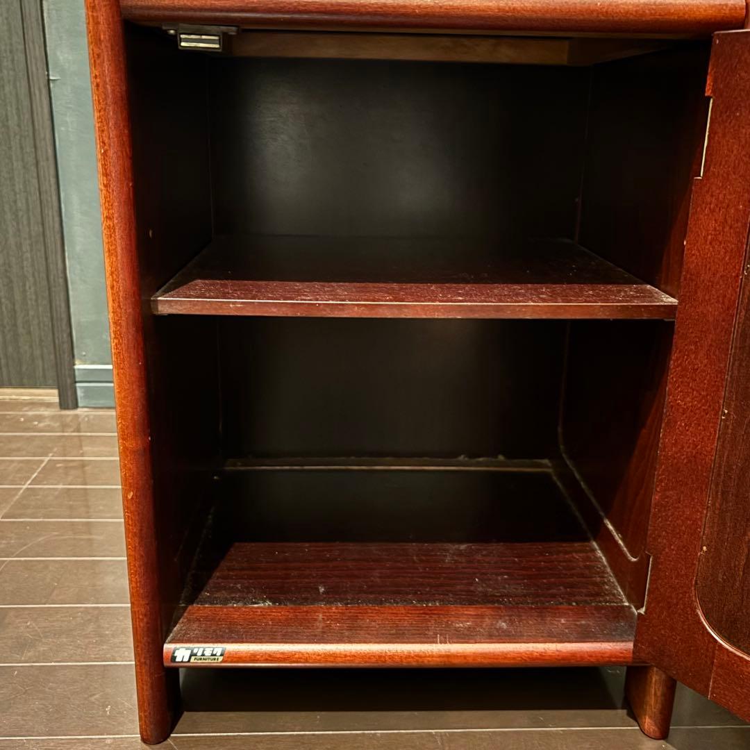 karimoku カリモク　電話台 FAX台　サイドチェスト　レトロ　花台