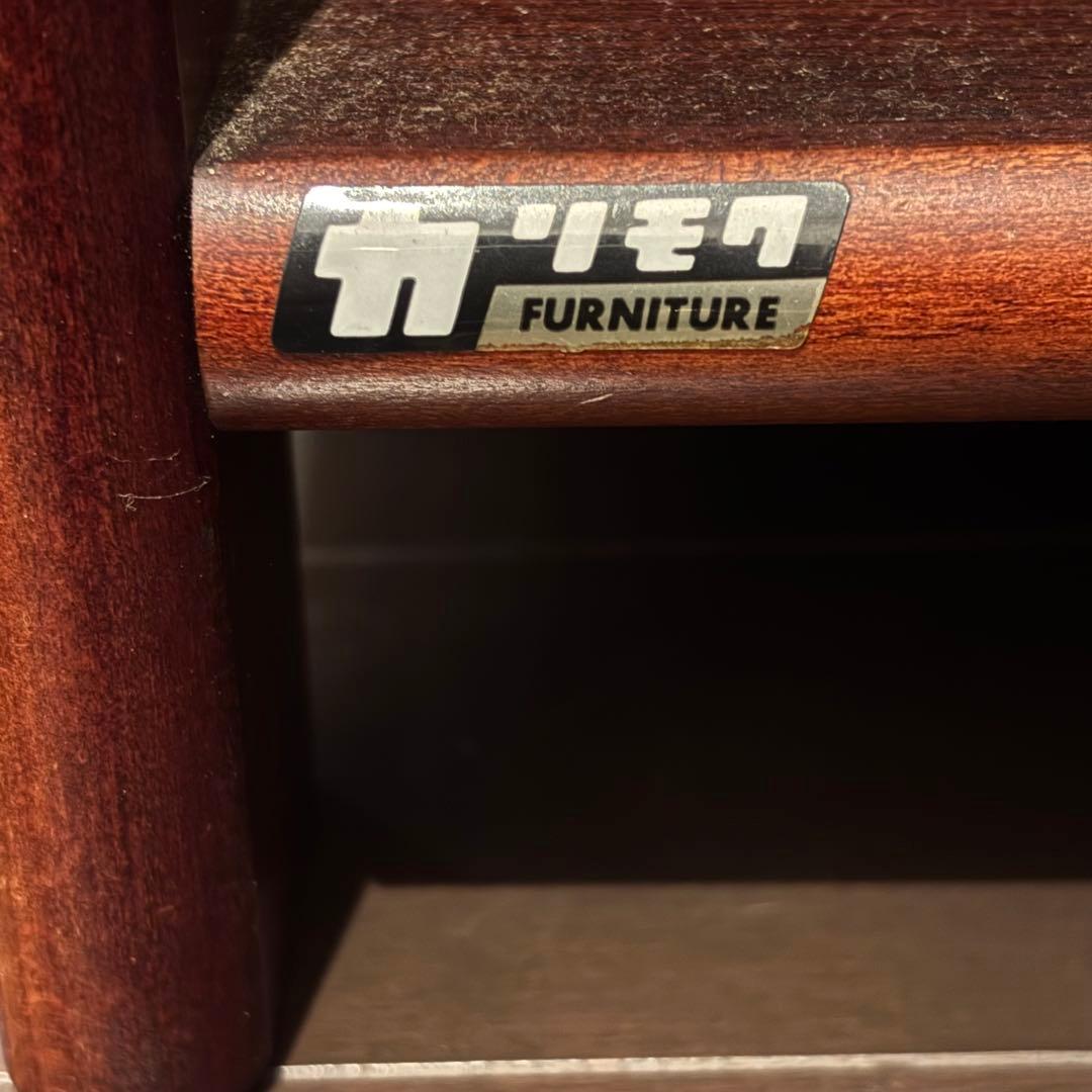 karimoku カリモク　電話台 FAX台　サイドチェスト　レトロ　花台