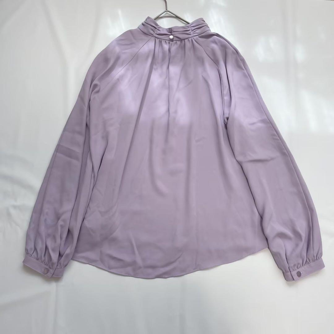 レリアン【美品】Leilian 日本製　ハイネックプルオーバーブラウス　近年