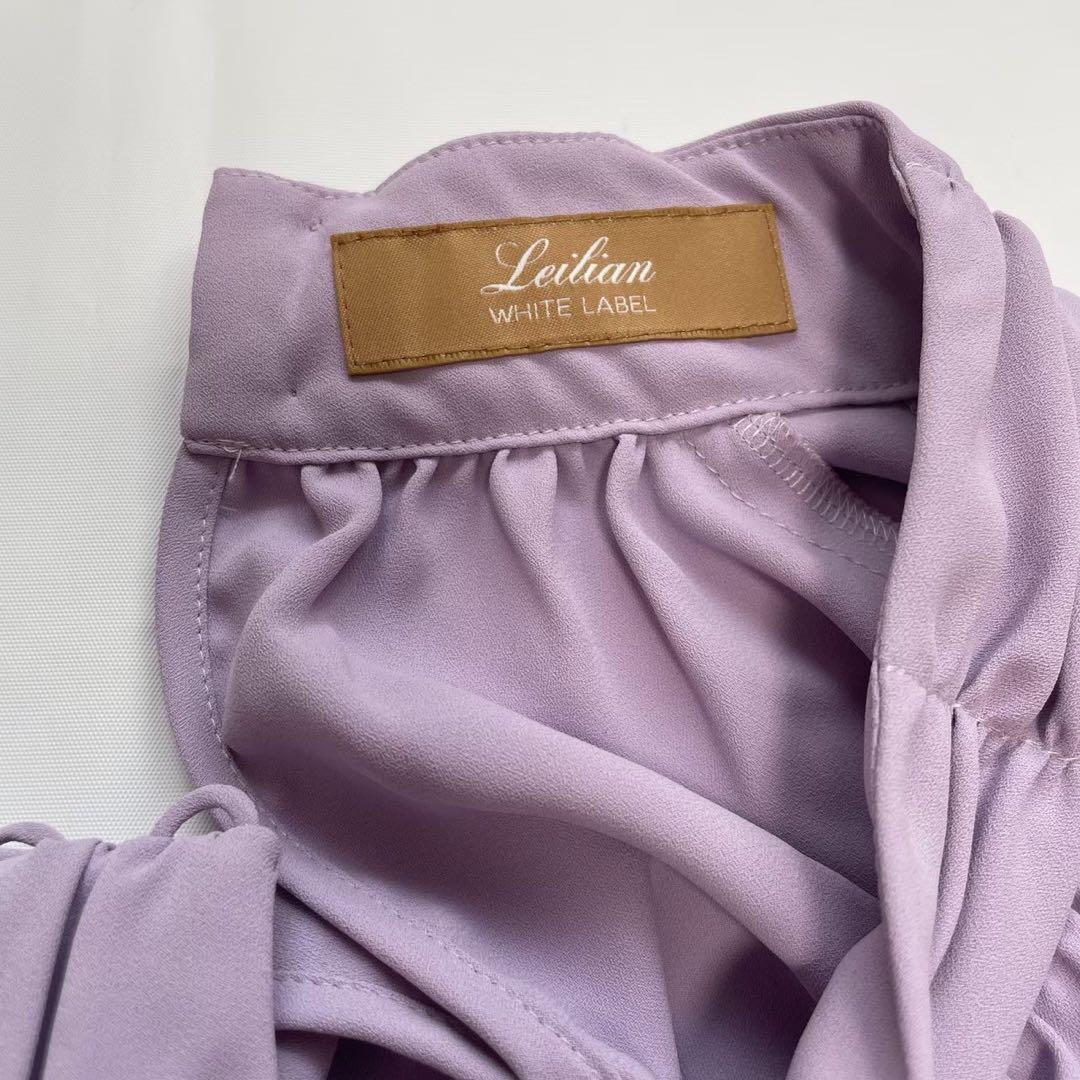 レリアン【美品】Leilian 日本製　ハイネックプルオーバーブラウス　近年