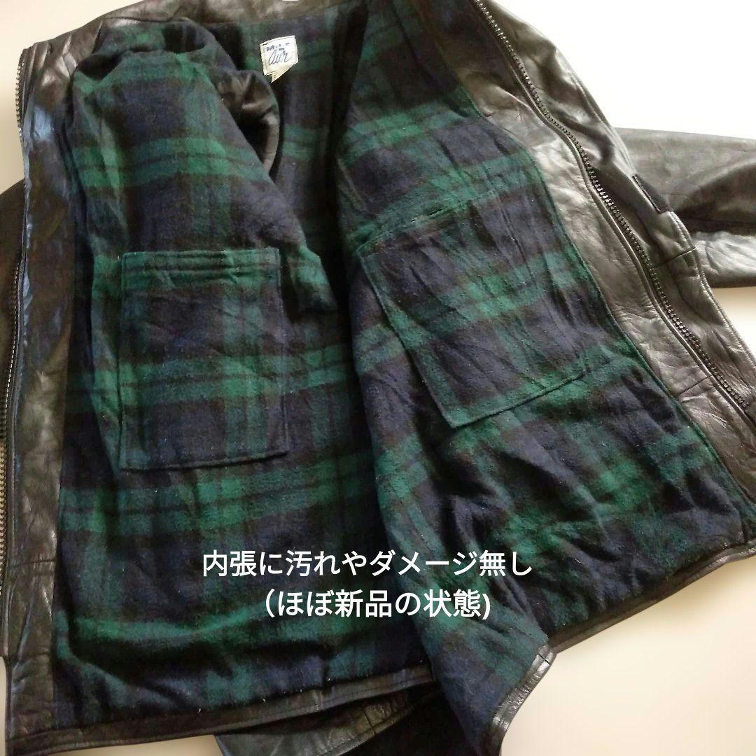 80s Vintage フランス軍 ファイヤーマンジャケット レザーカーコート