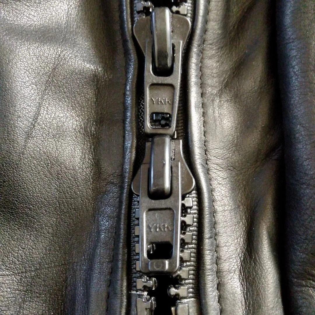 80s Vintage フランス軍 ファイヤーマンジャケット レザーカーコート