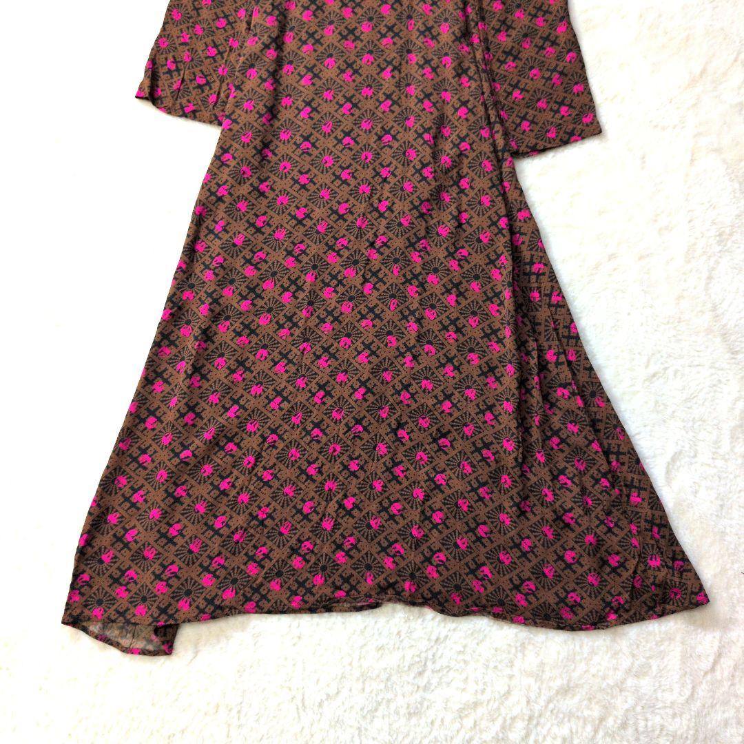 ヌキテパ トゥモローランド別注 ラップワンピース マキシガウン レーヨン