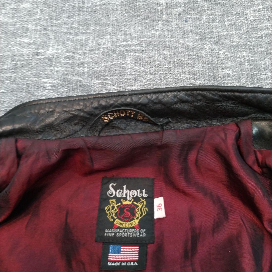 Schott 641xx 　シングルライダース　36サイズ