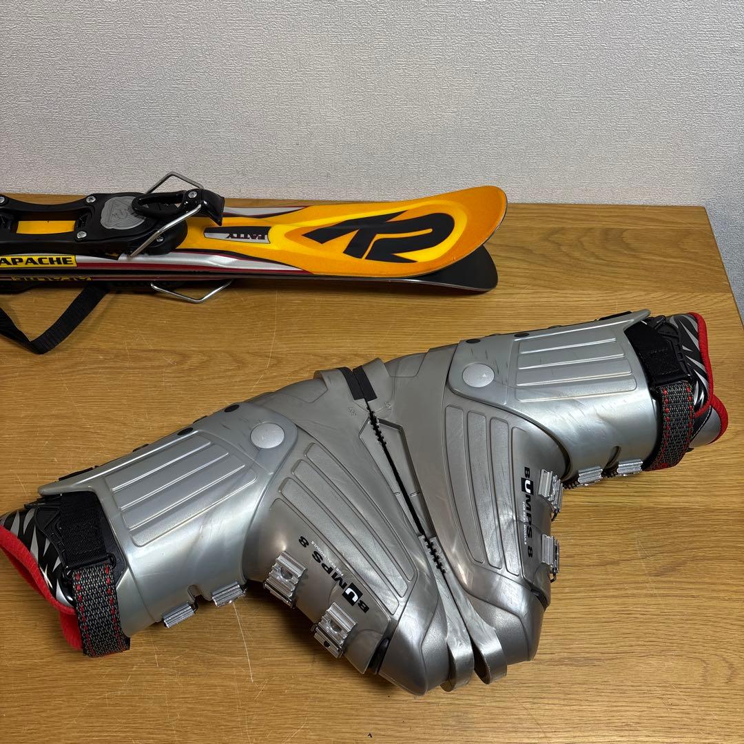 美品　メンズショートスキーファンスキーセット　K2 Gen 26-26.5cm