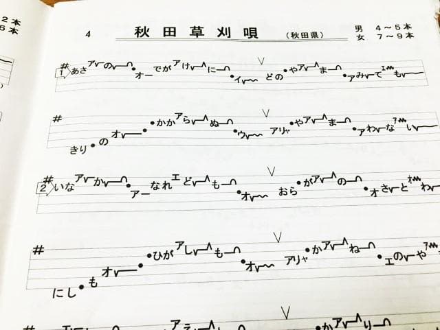 日本の民謡★五線譜10集セット～e17 教本/練習/上達/三味線/尺八/ 参考