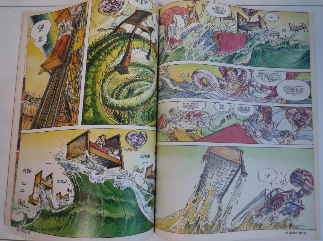 【8冊セット】アメリカのバンド・デシネ漫画雑誌『Heavy l』誌